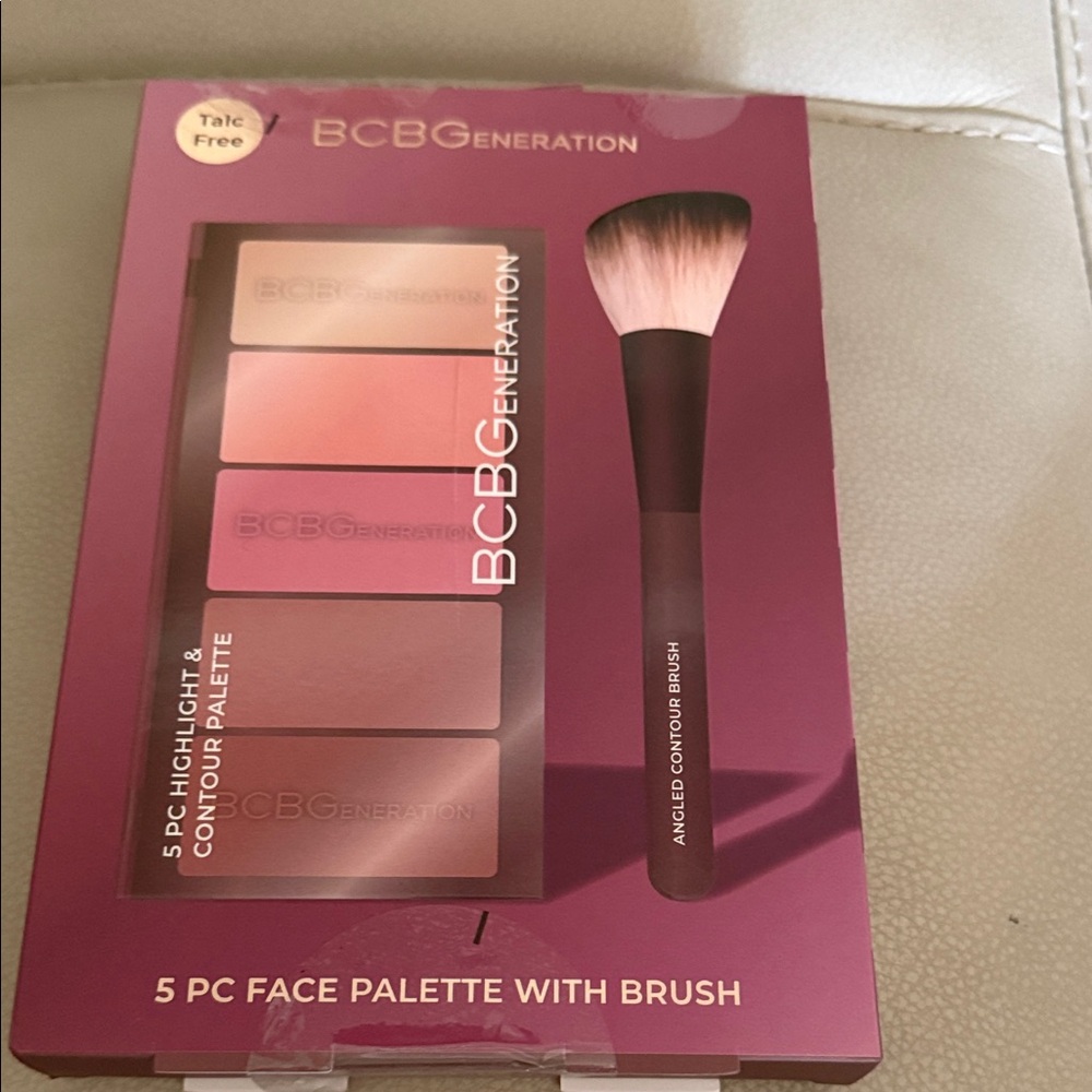 BCBGeneration Face Palette with Brush - Pink and Mauve
